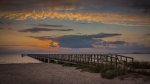 Steg am Strand