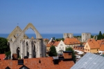 Blick auf Visby ...